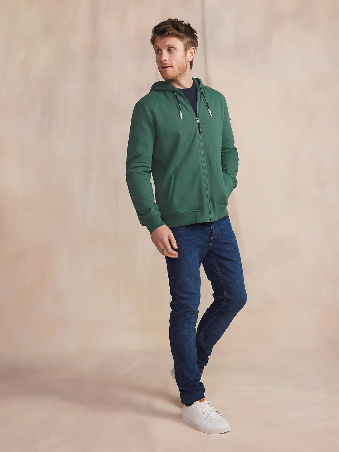 Sweat Sapin Manches Longues Vert JULINZIP