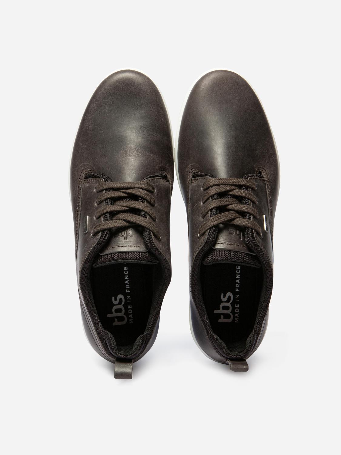 Baskets Homme Fabriquées en France Cuir Marron Baskets Homme Fabriquées en France Cuir Marron