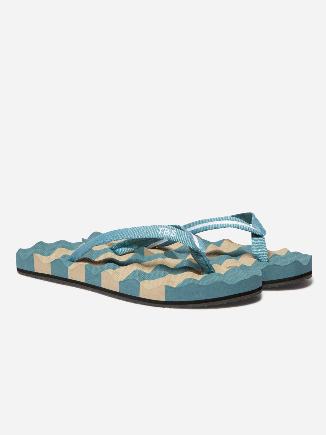Tongs femme mangrove et osier ULRIANE