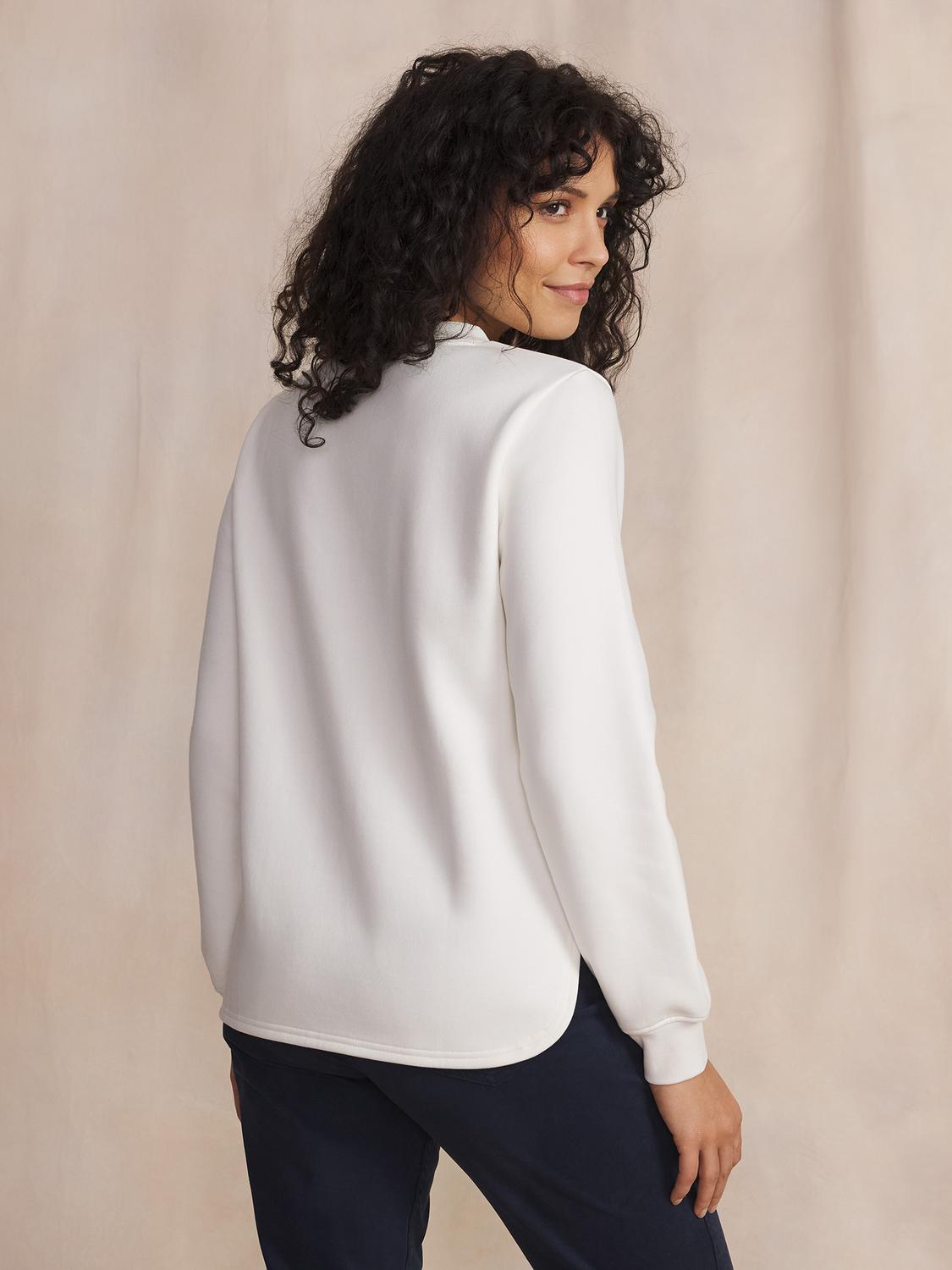Sweat Arctique Manches Longues Blanc HILDARON Sweat Arctique Manches Longues Blanc HILDARON
