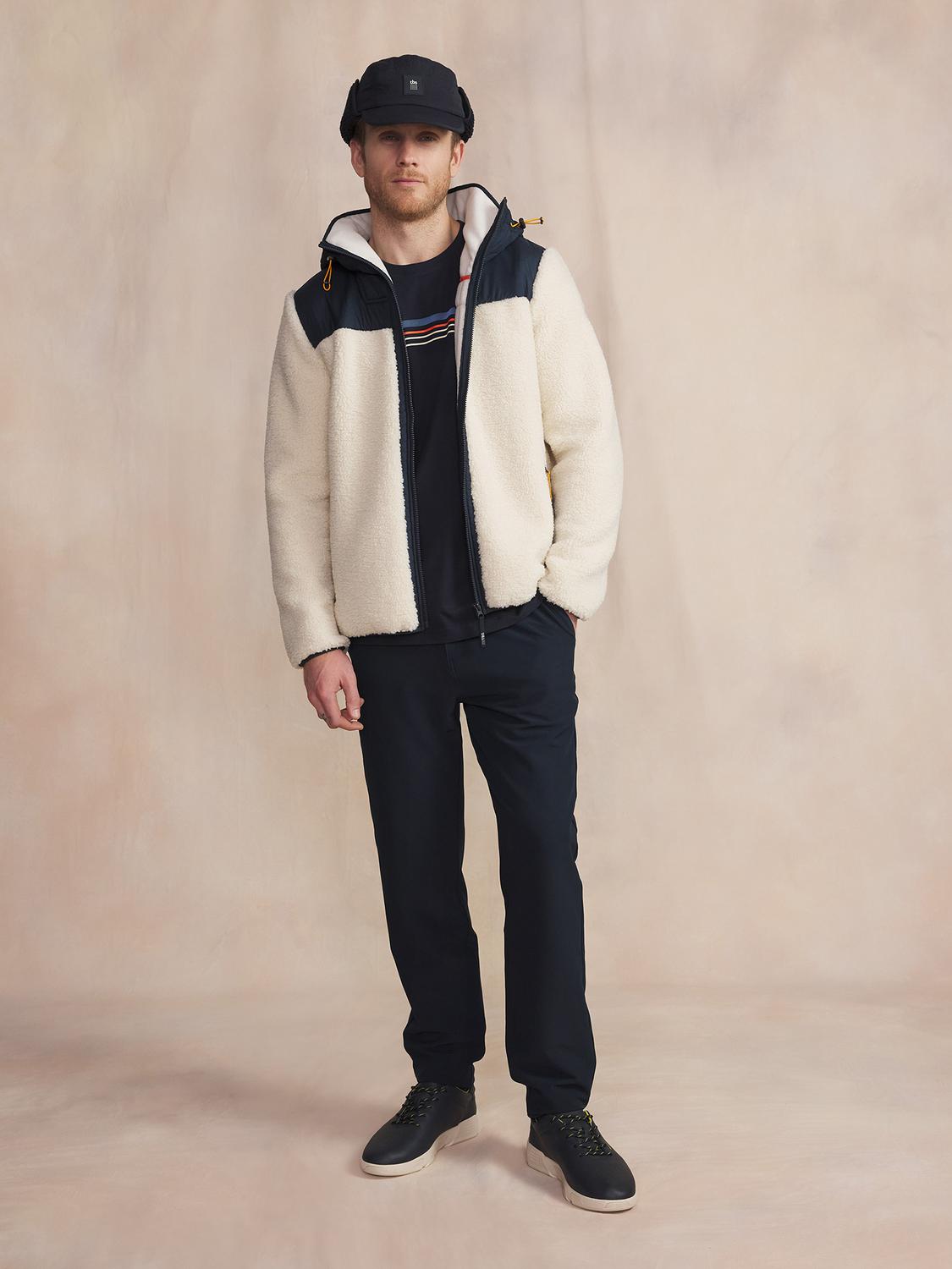 Casquette Homme Doublée Sherpa à Rabats Marine SHERCAP Casquette Homme Doublée Sherpa à Rabats Marine SHERCAP