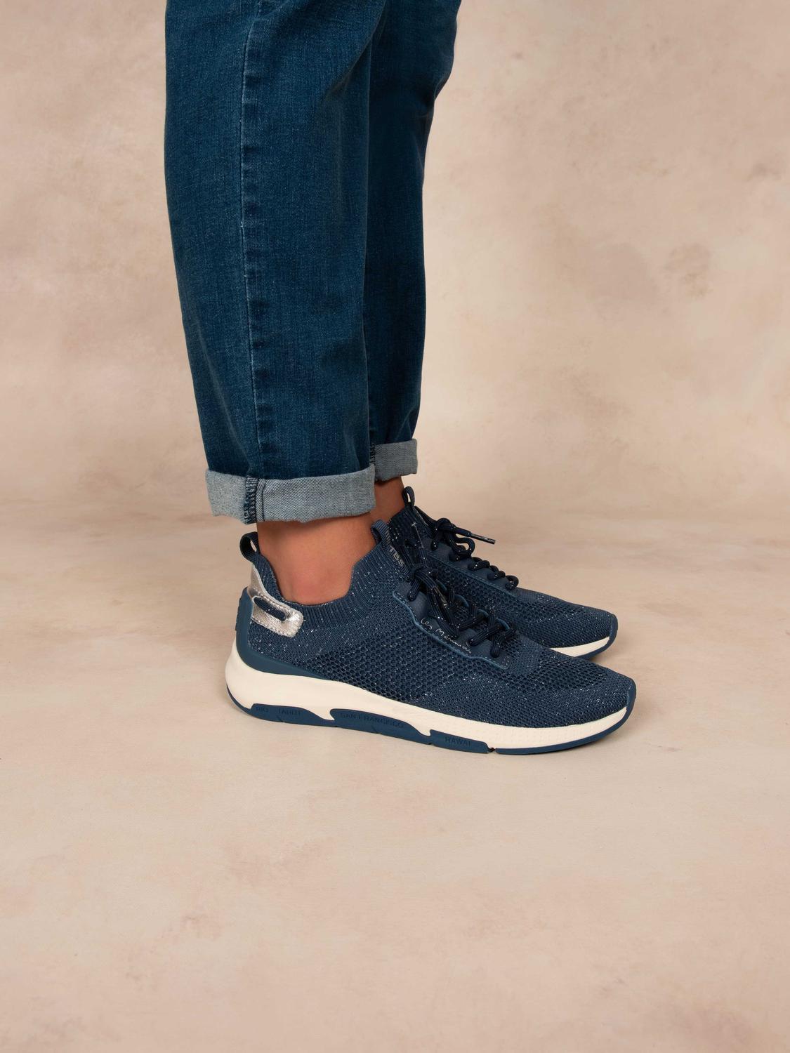 Women's running shoes Heathered Regatta and Silver JELLINA