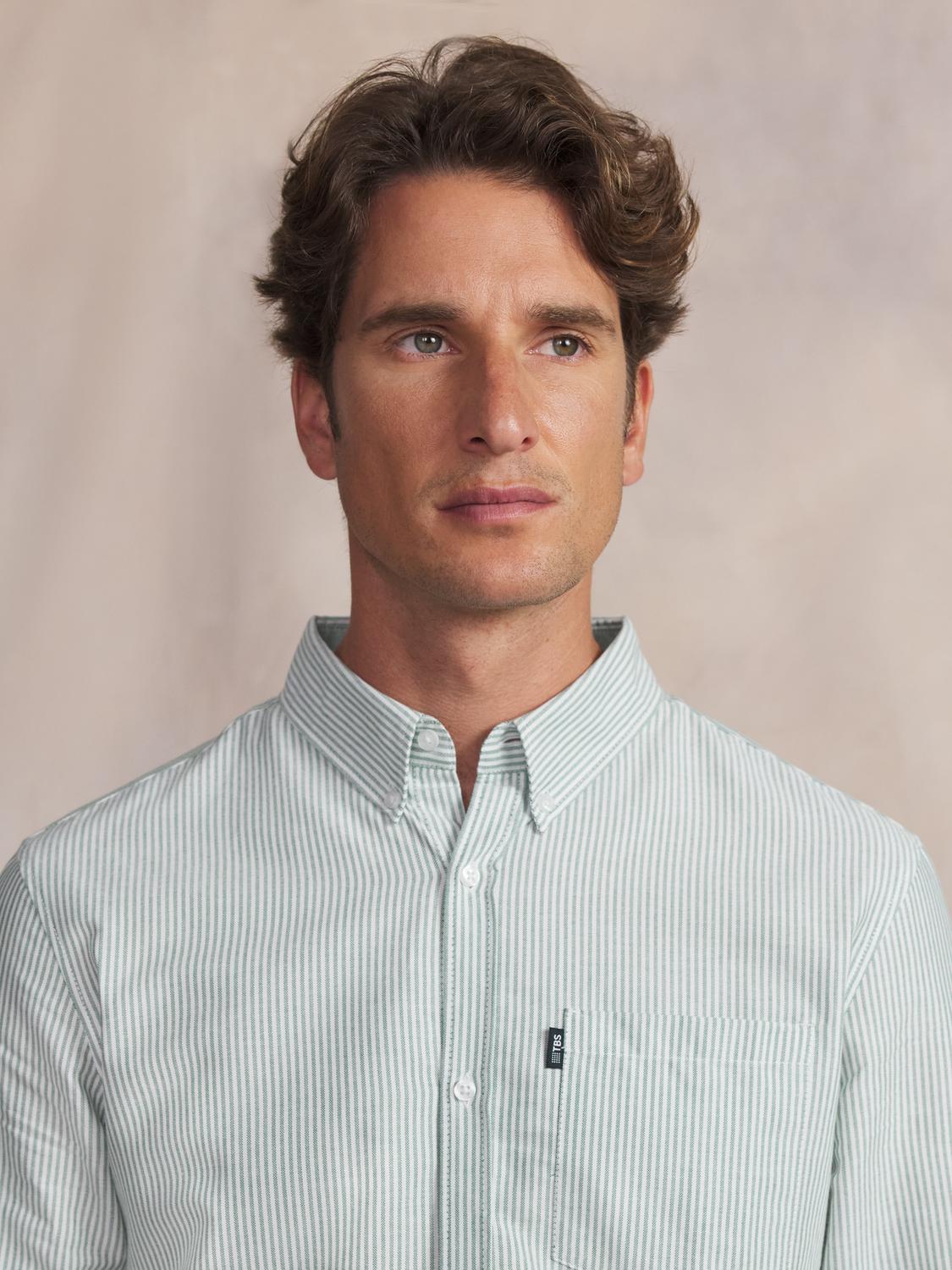 Chemise homme kaki ERWANCHE