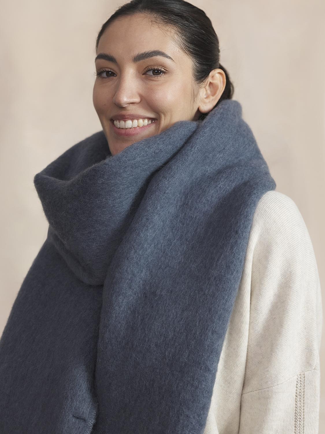 Echarpe Femme Textile Azur FLUFYCHA