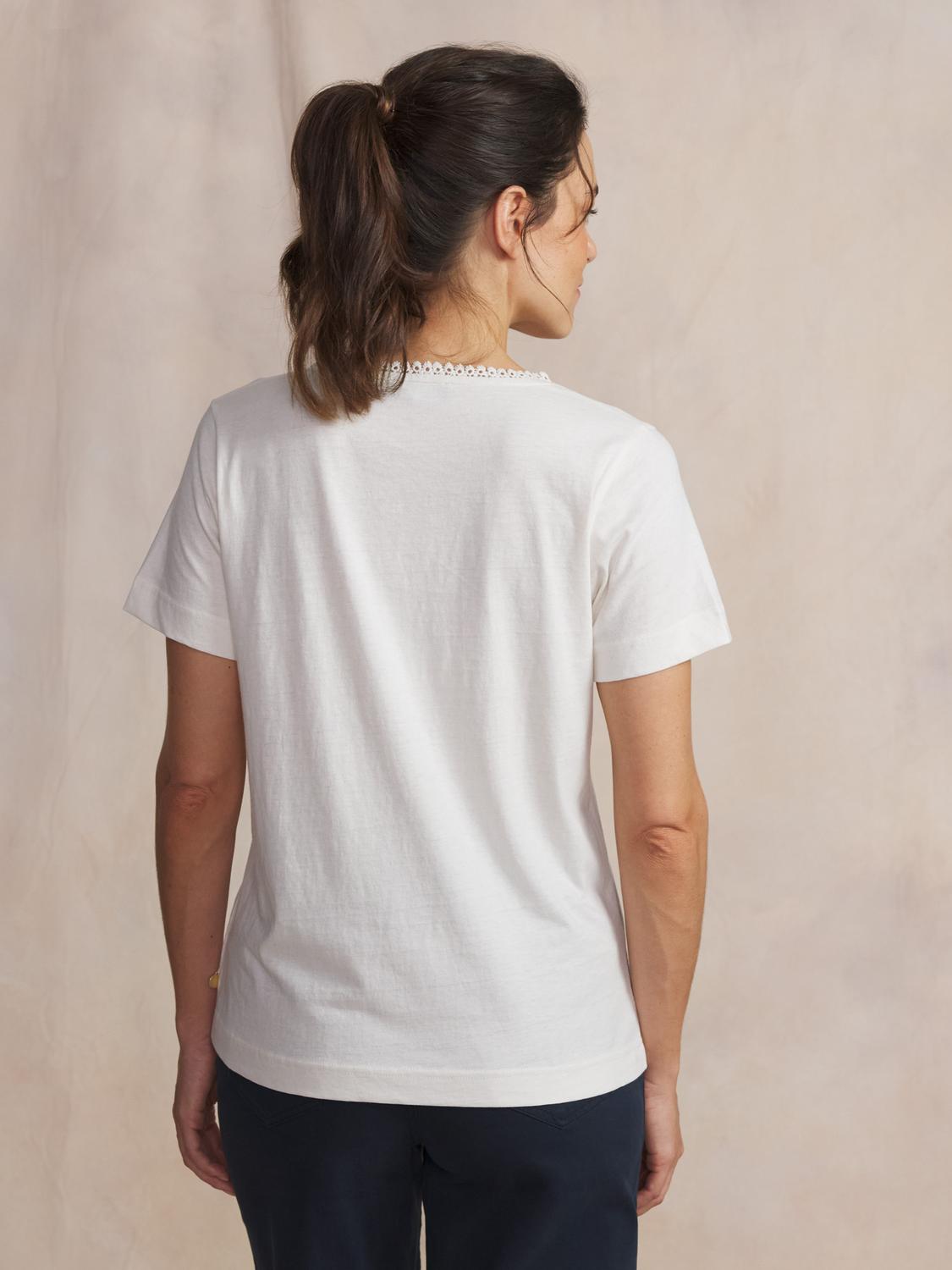 Tee-shirt en maille femme arctique ADAMAVER