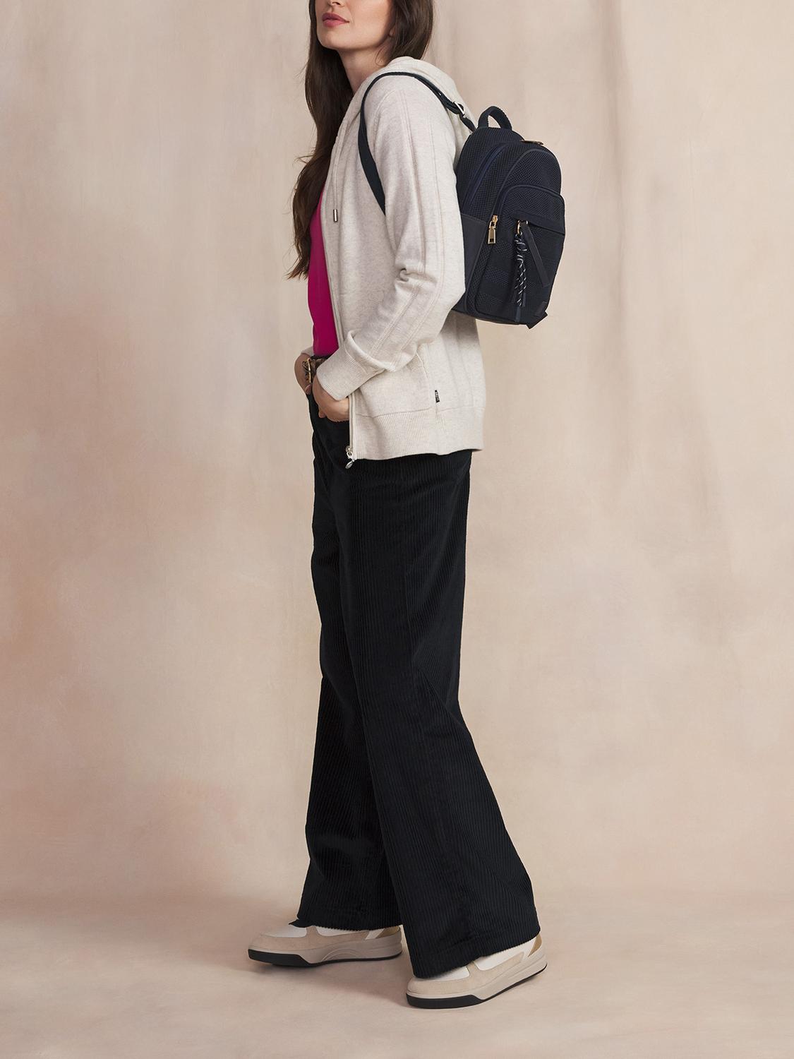 Gilet Femme Coton Laine Blanc ENOLAGIL