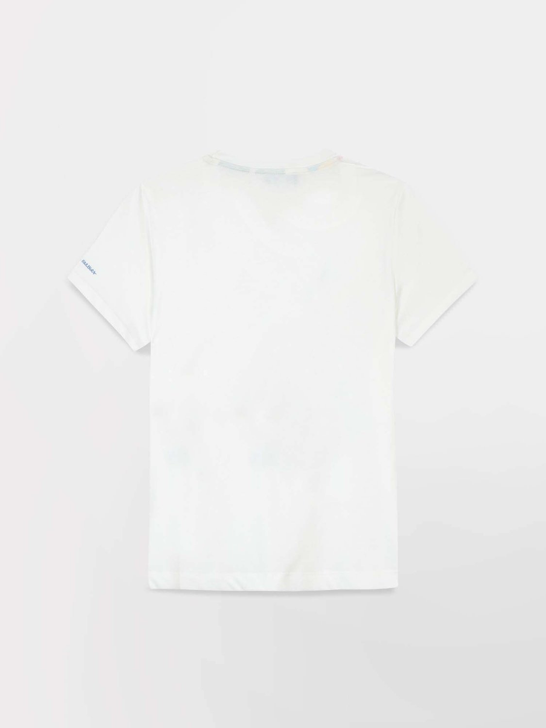 Tee Shirt Femme A Motif Coton Biologique Blanc