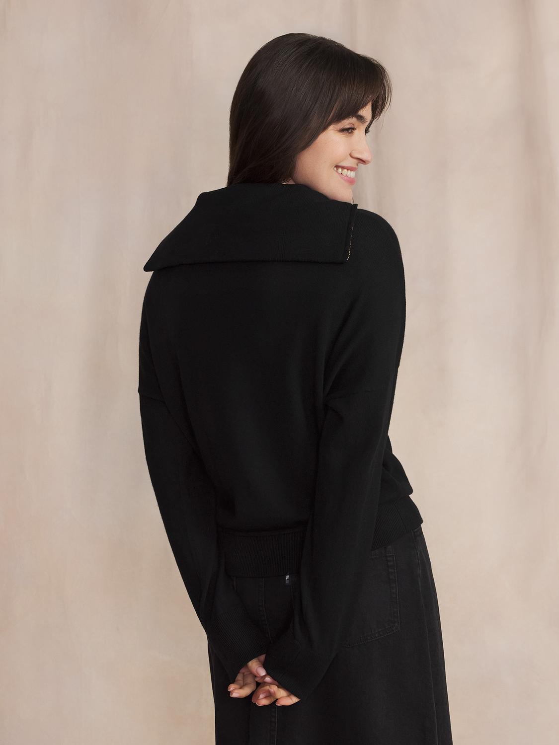 Pull femme Manches longues Noir ENOLACAM