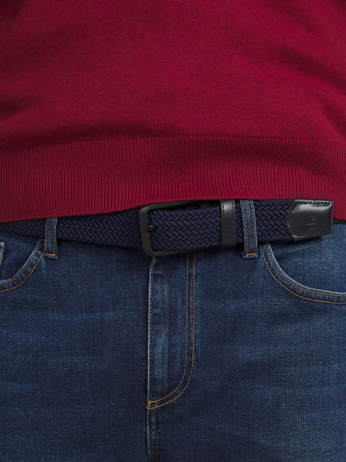 Ceinture Homme Tressée & Elastiquée Marine Ceinture Homme Tressée & Elastiquée Marine