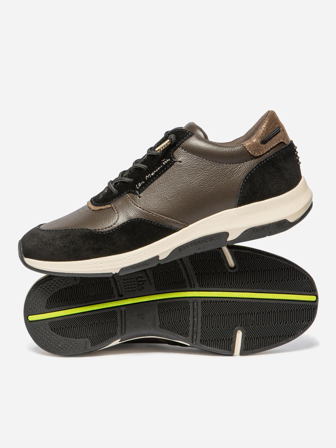 Running Femme Textile Chocolat et Bronze JUNIPER