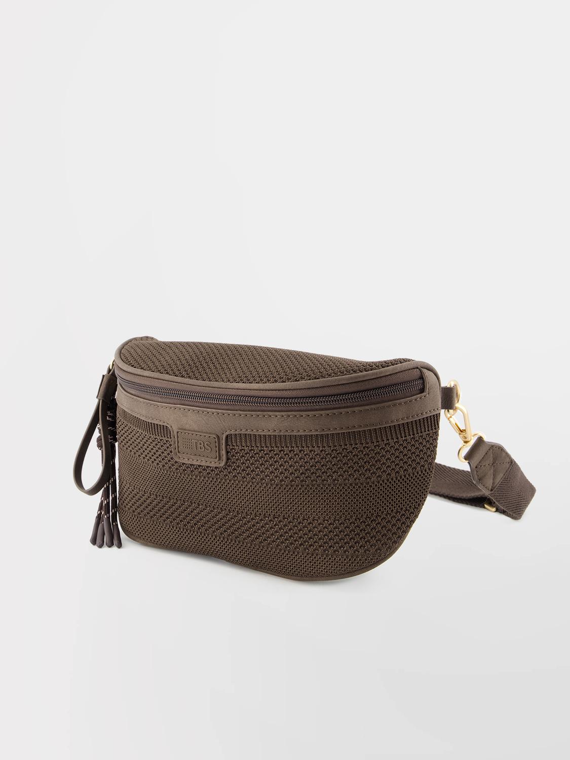 Sac Banane Femme Cuir Chocolat JAZABAN