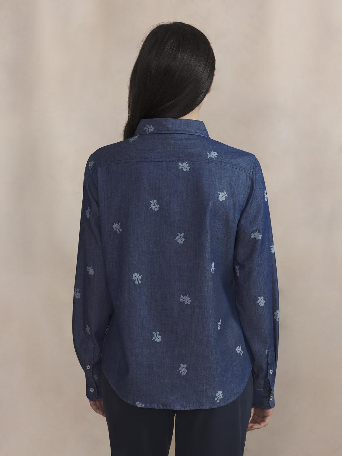 Chemise Femme Coton Chambray NOLYACHE