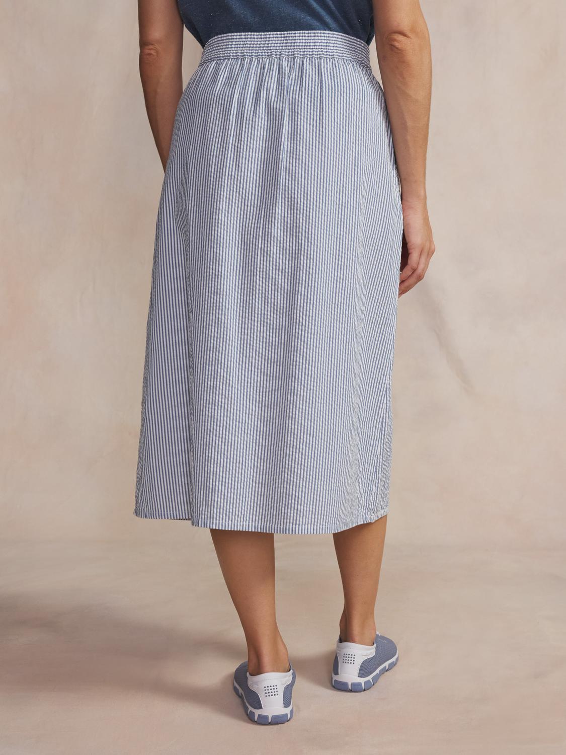 Jupe longue femme chambray BABETJUP