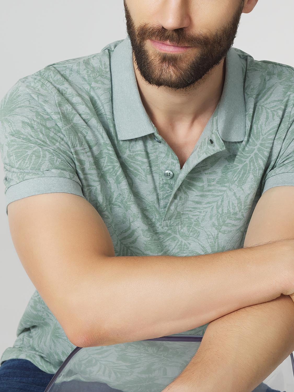 Polo Homme Manches Courtes Vert SCOTTPOL