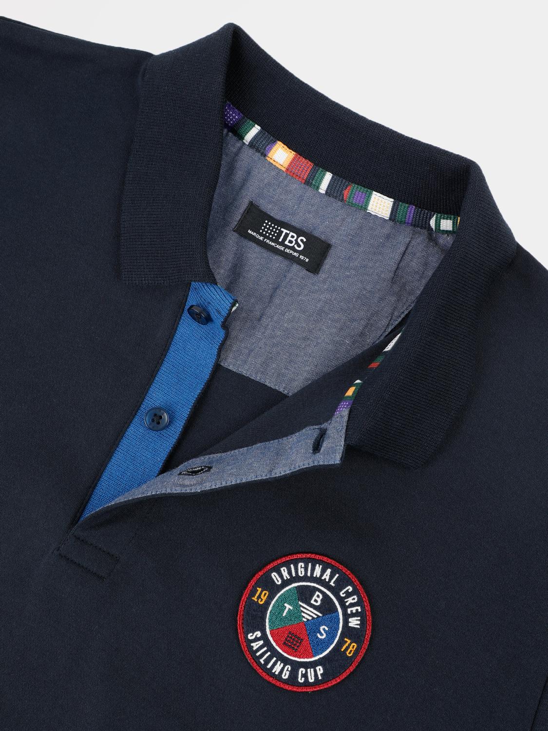 Polo Manches Courtes Bleu VALDEPOL Polo Manches Courtes Bleu VALDEPOL