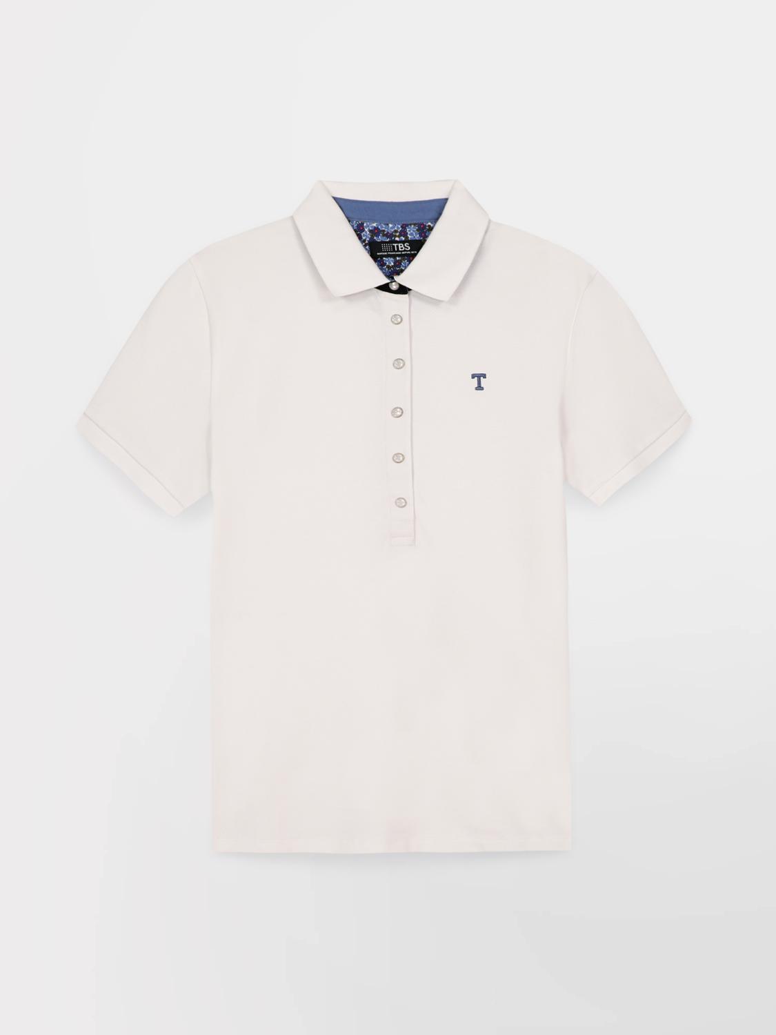 Polo Manches Courtes Blanc LEYLAPOL Polo Manches Courtes Blanc LEYLAPOL