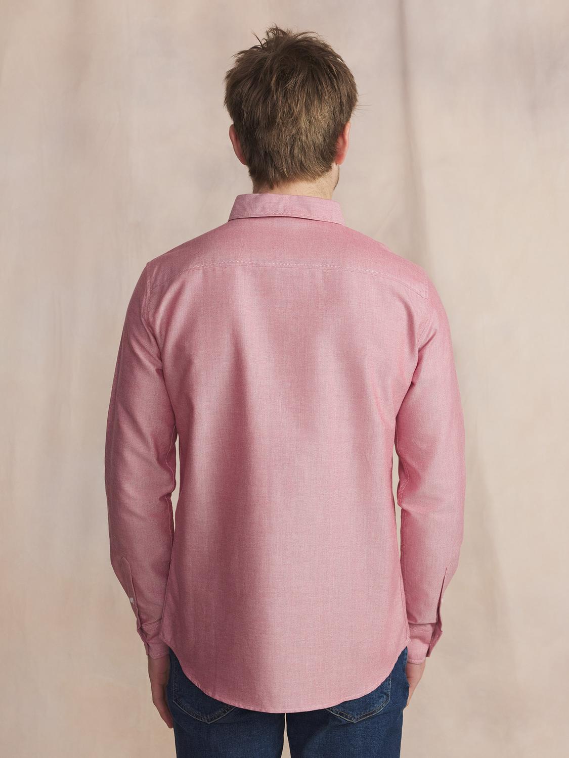 Chemise Manches Longues Rouge BRADYCHE Chemise Manches Longues Rouge BRADYCHE
