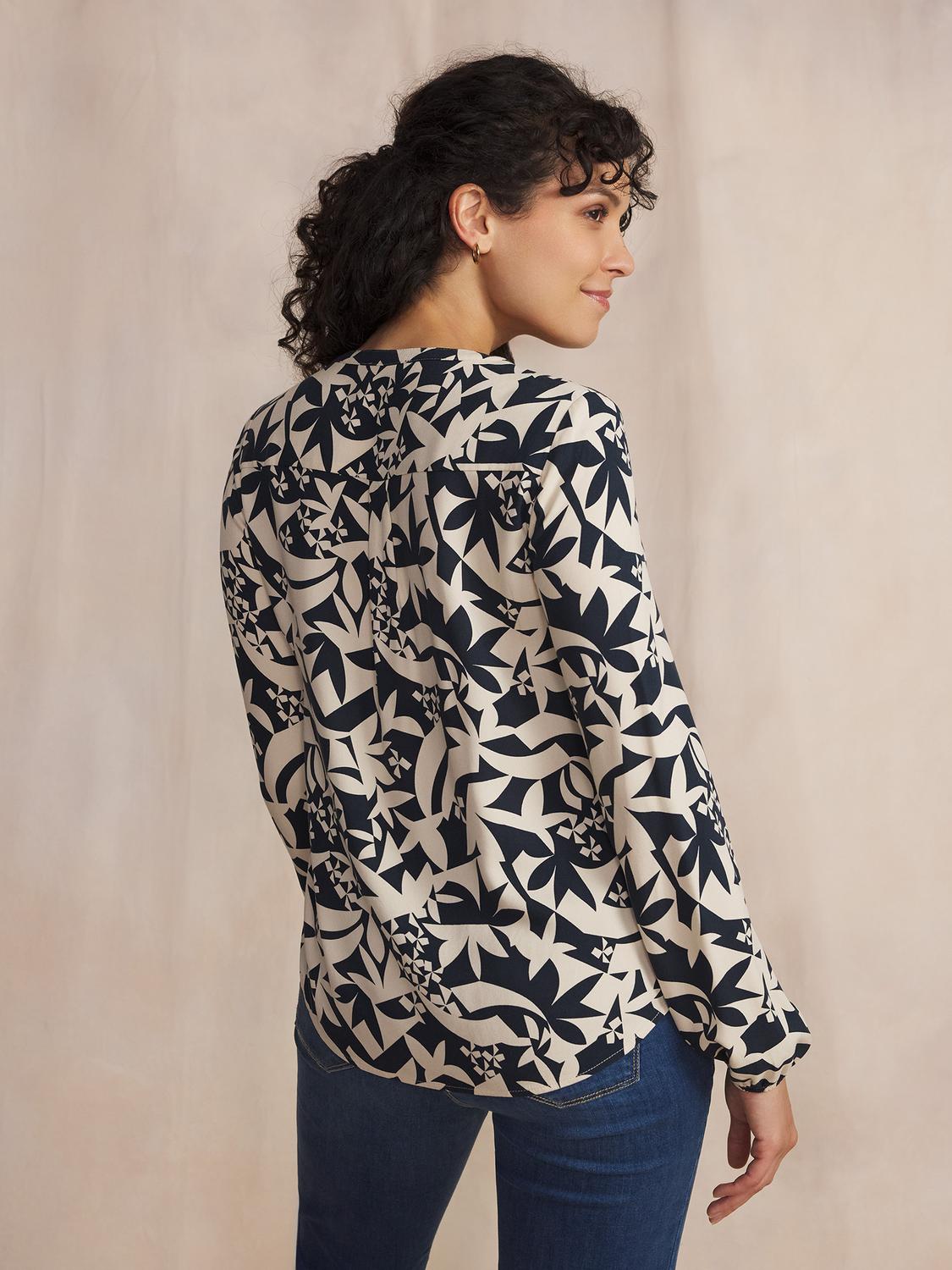 Blouse Manches Longues Bleu LESLIMIS Blouse Manches Longues Bleu LESLIMIS