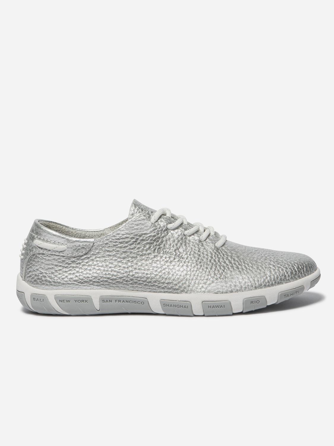 Tennis Femme Confort Cuir Gris JAZARU Tennis Femme Confort Cuir Gris JAZARU