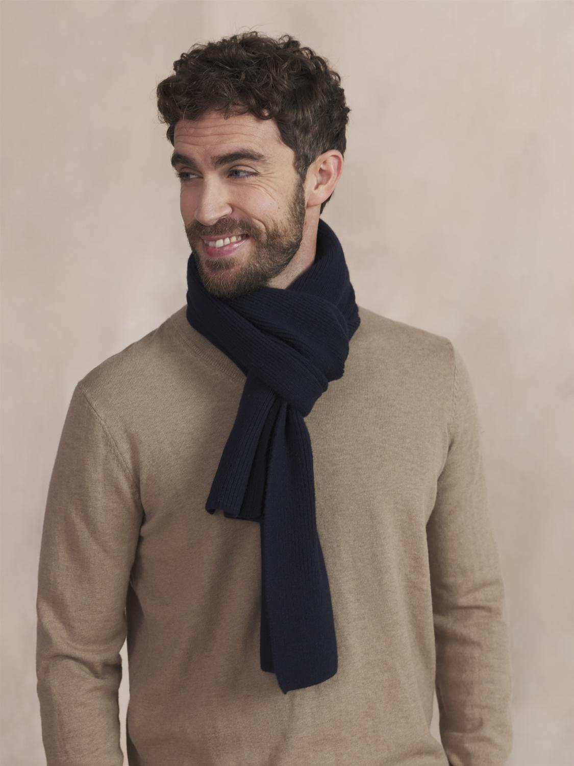 Scarf Navy Unisex ERQUYCHA