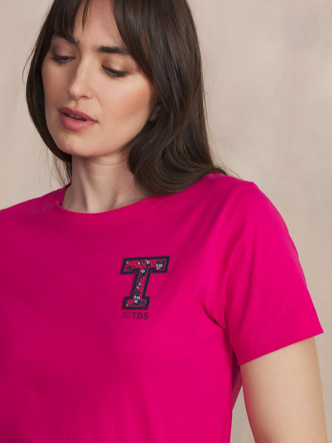 Tee Shirt Framboise Manches Courtes AMINATEE