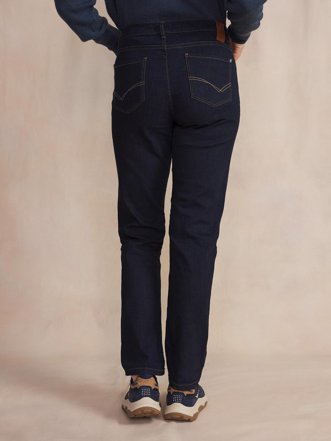 Pantalon Femme En Jean Ceinture Elastiquée Coton Recyclé NAOMIPOC Pantalon Femme En Jean Ceinture Elastiquée Coton Recyclé NAOMIPOC