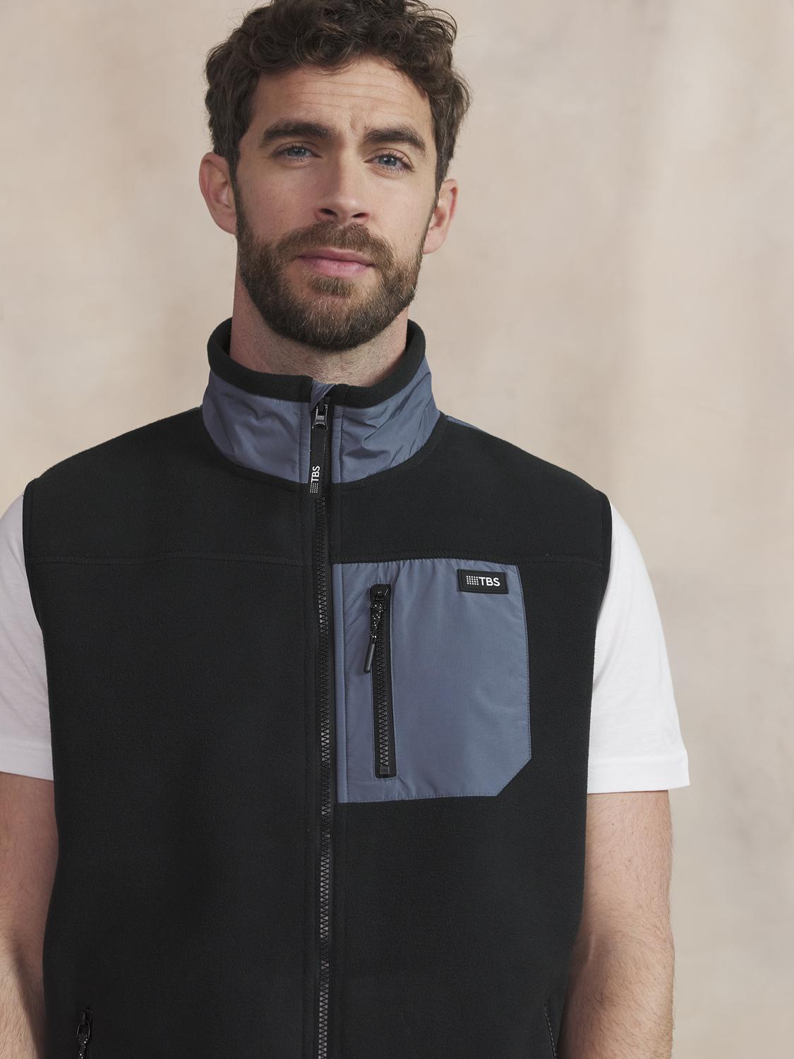 Sweat Zippé Homme Noir CADENSAN
