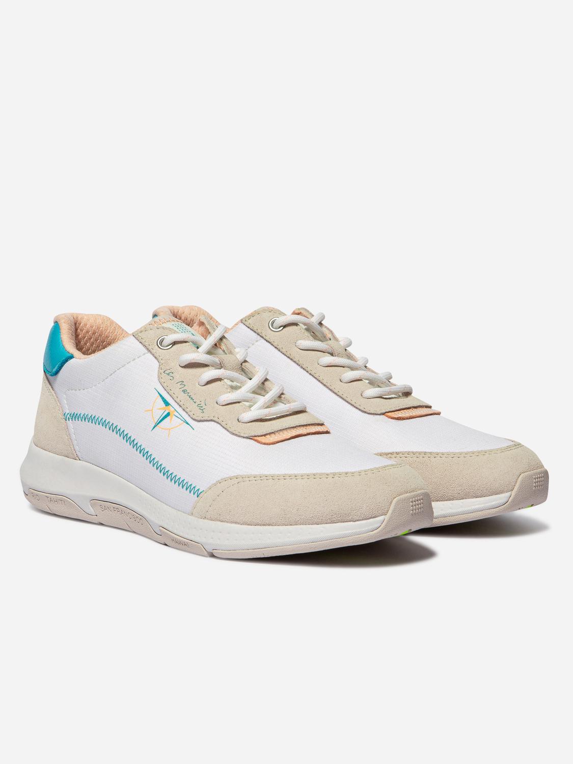 Women's running shoes White and Quartz JAZFOIL