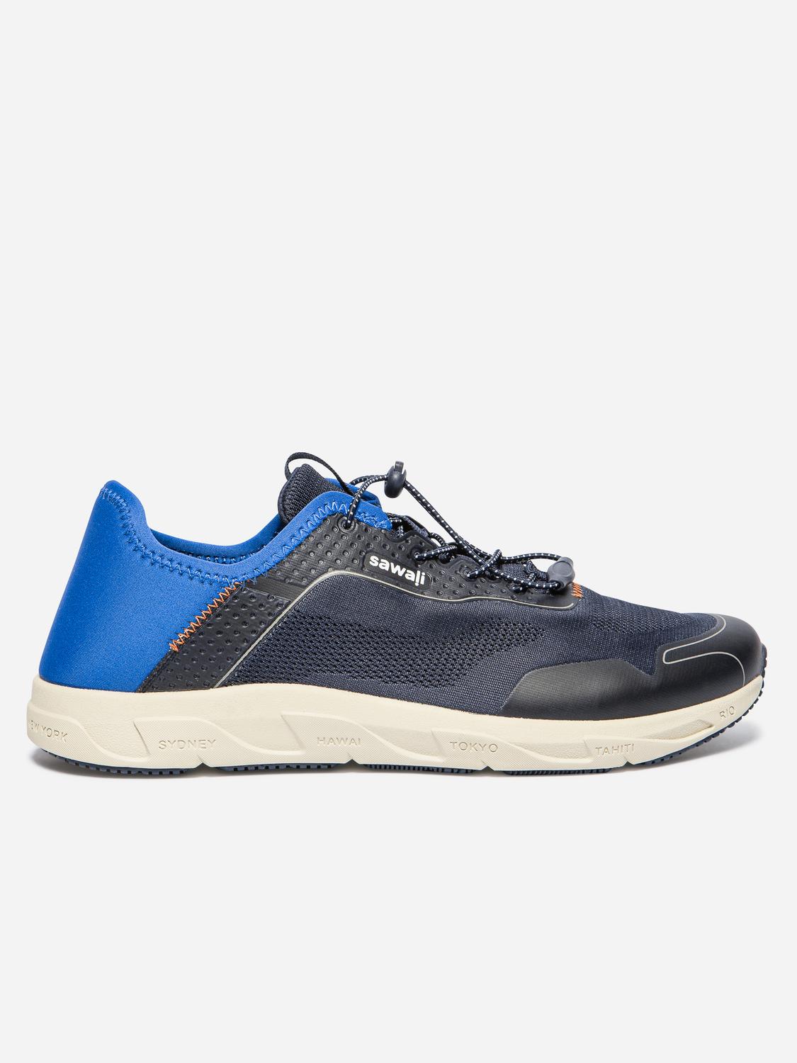 Running homme navy et outremer JAZYLIV