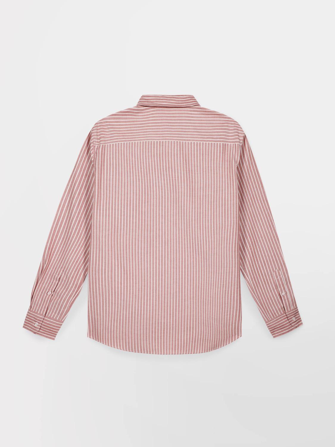 Chemise Manches Longues Rouge RHAVICHE Chemise Manches Longues Rouge RHAVICHE