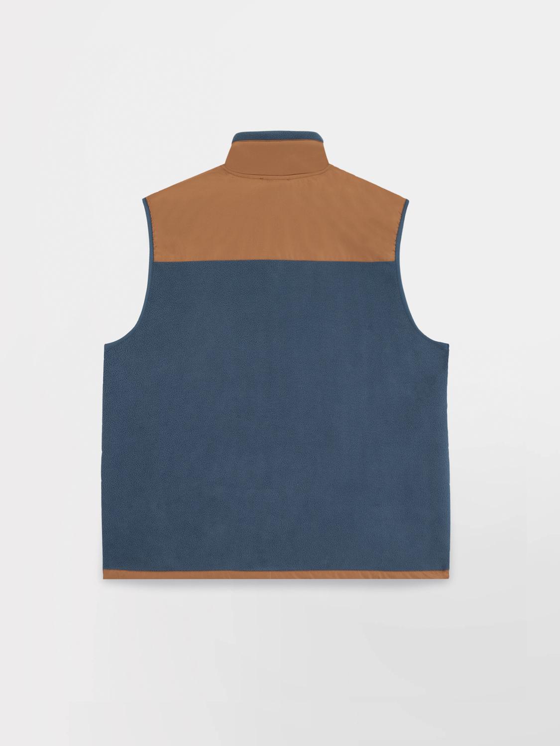 Polaire homme sans manche bleu CADENSAN