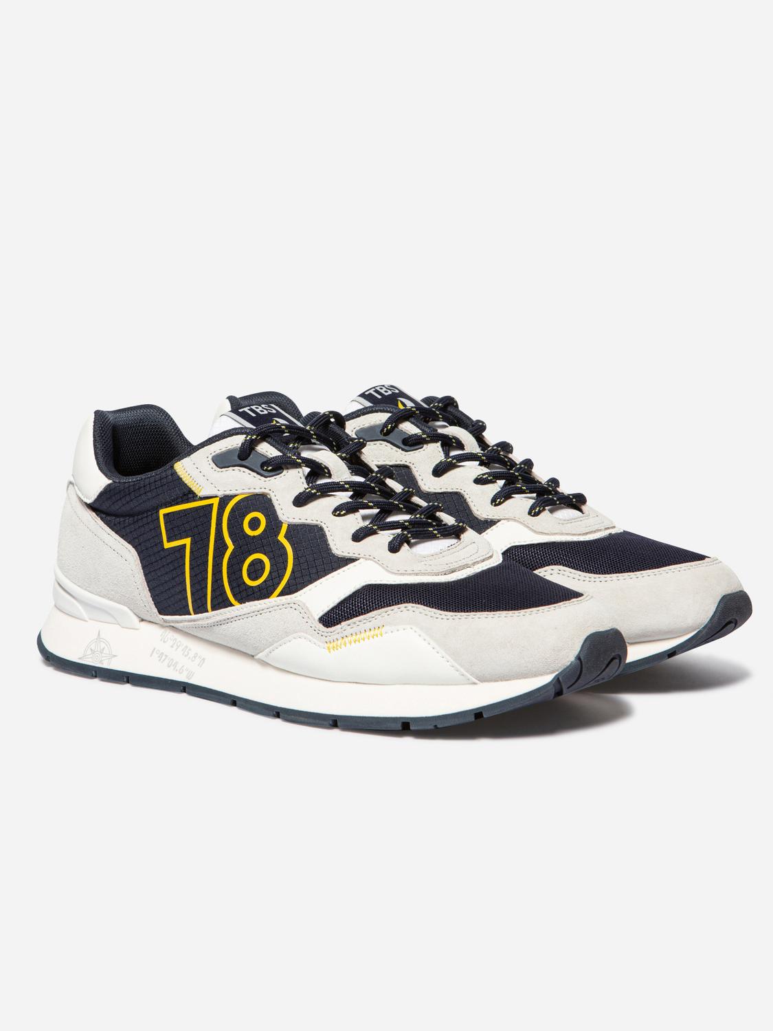 Men's running shoes Navy and White DJONBOT