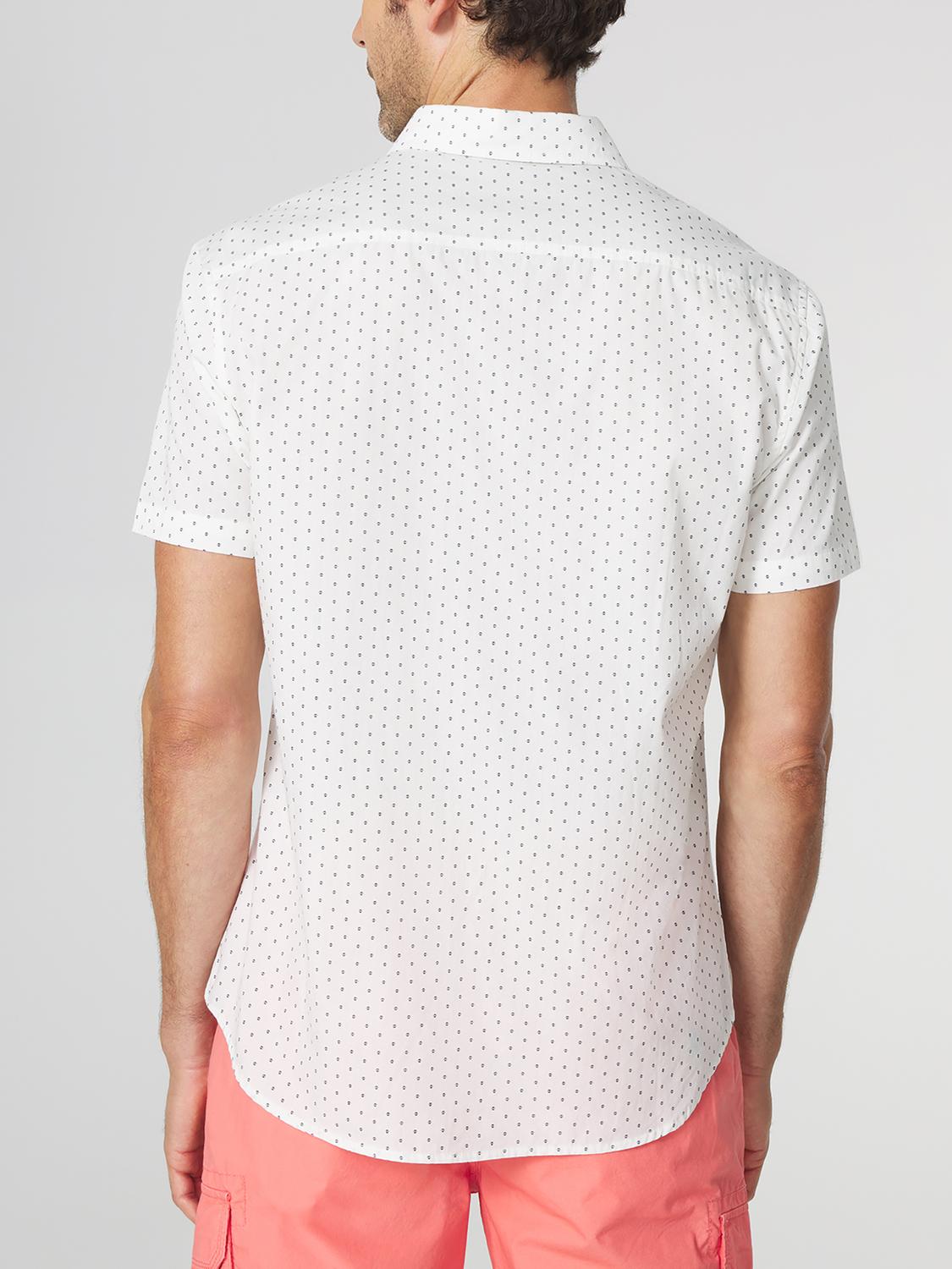 Chemise Homme Coupe Regular Popeline Blanc HELYOCHA