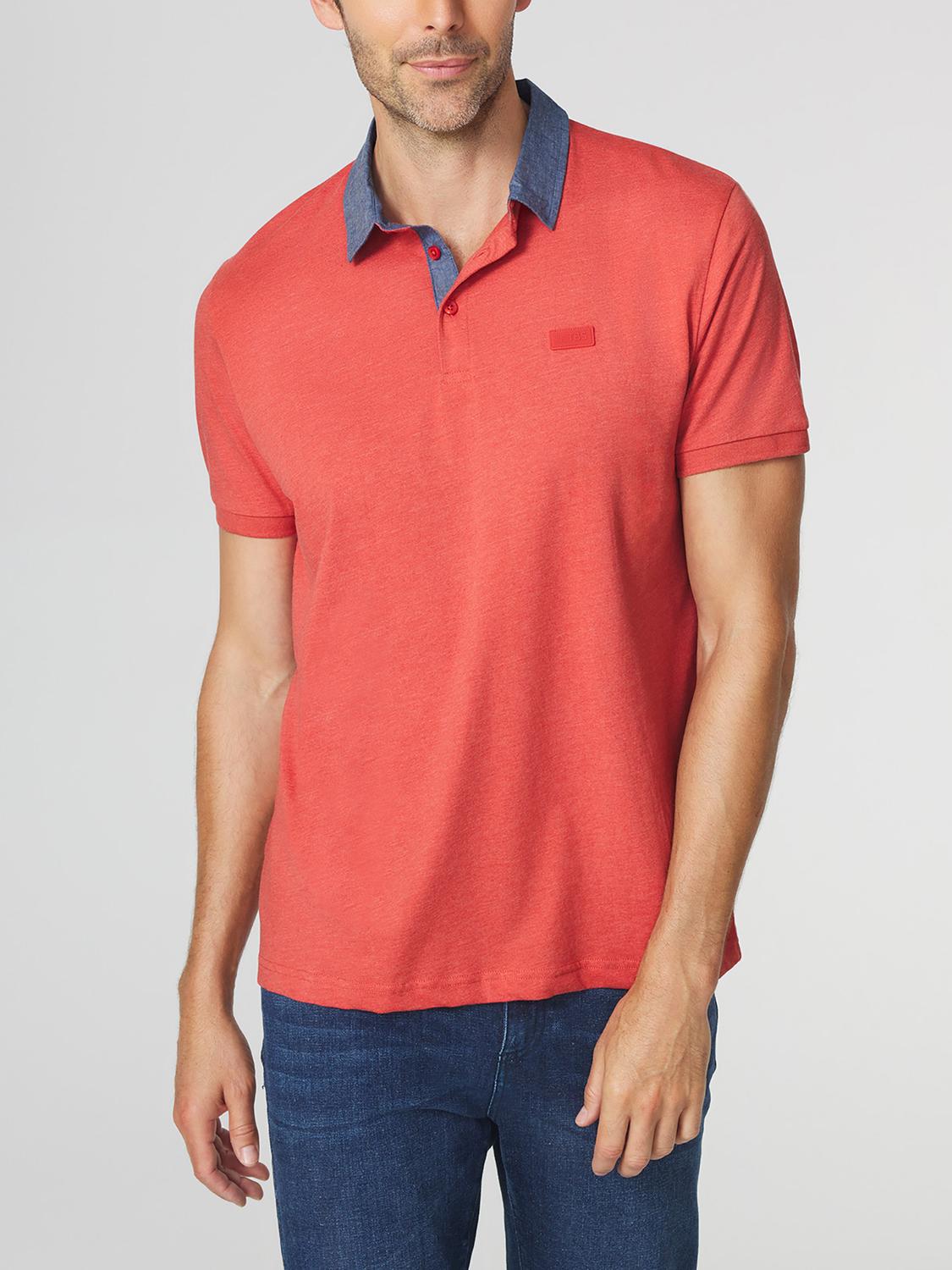 Polo Homme Jersey Rouge ARSONPOL