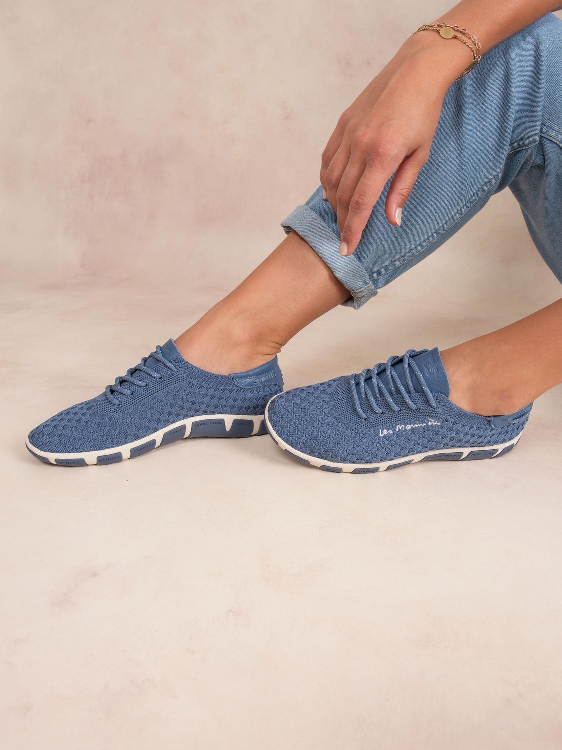 Tennis en toile femme baltic carreau JAZARIA