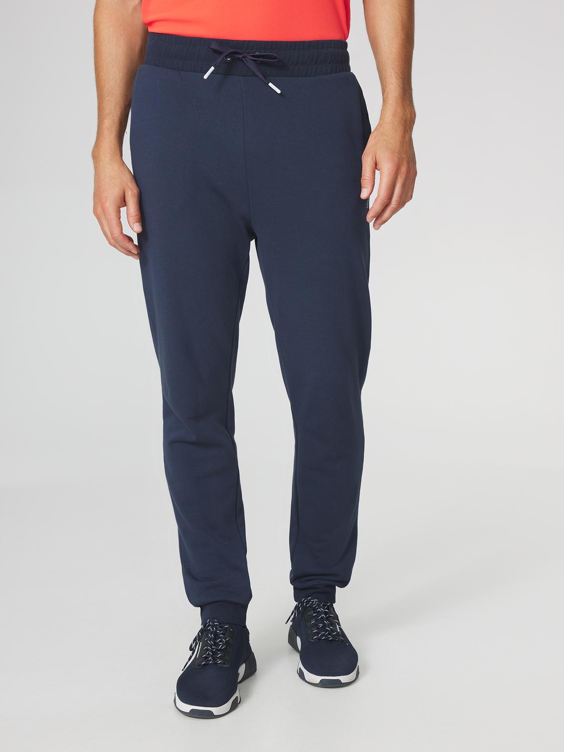 Pantalon Homme Cordon de ressérrage Molleton Marine GIANIJOG