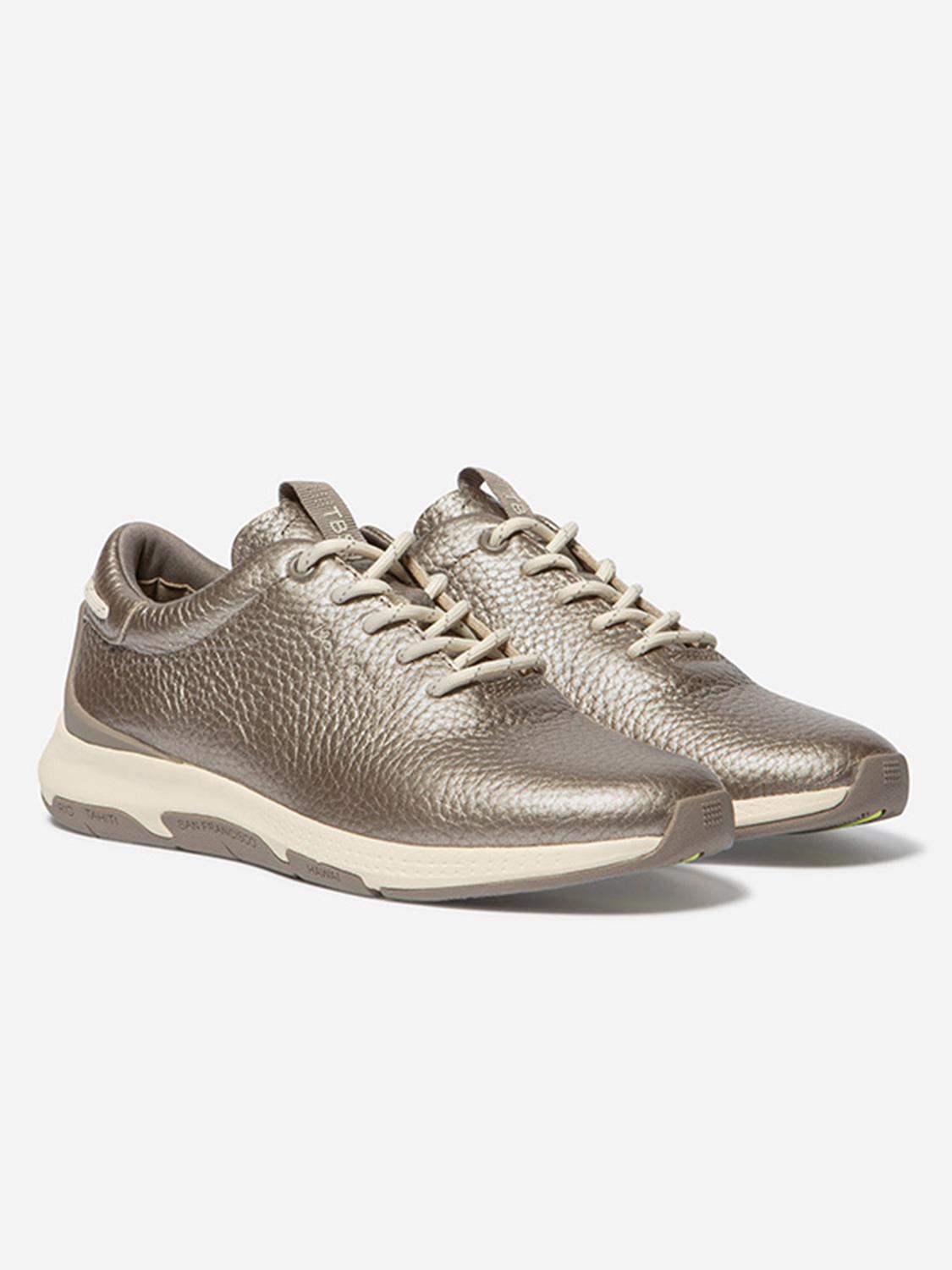 Tennis Femme Confort Cuir BronzeJAZZRUN Tennis Femme Confort Cuir BronzeJAZZRUN