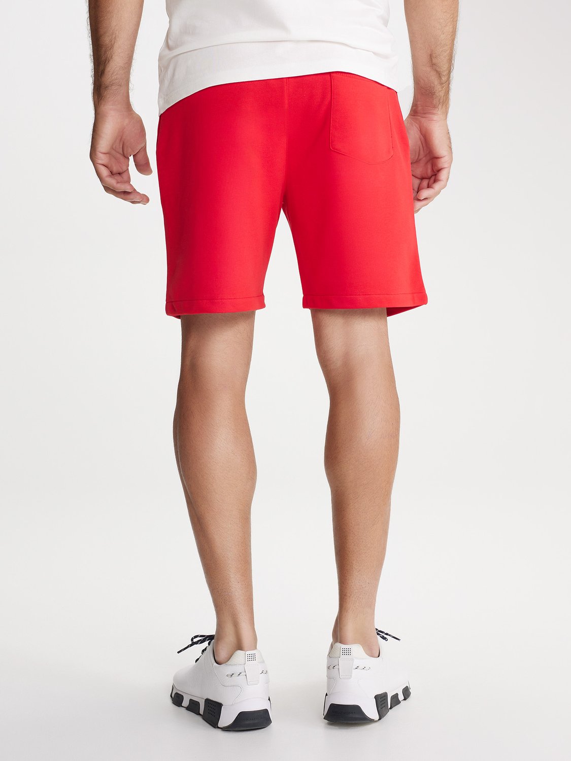 Short Homme Molletonné Eco Conçu Rouge