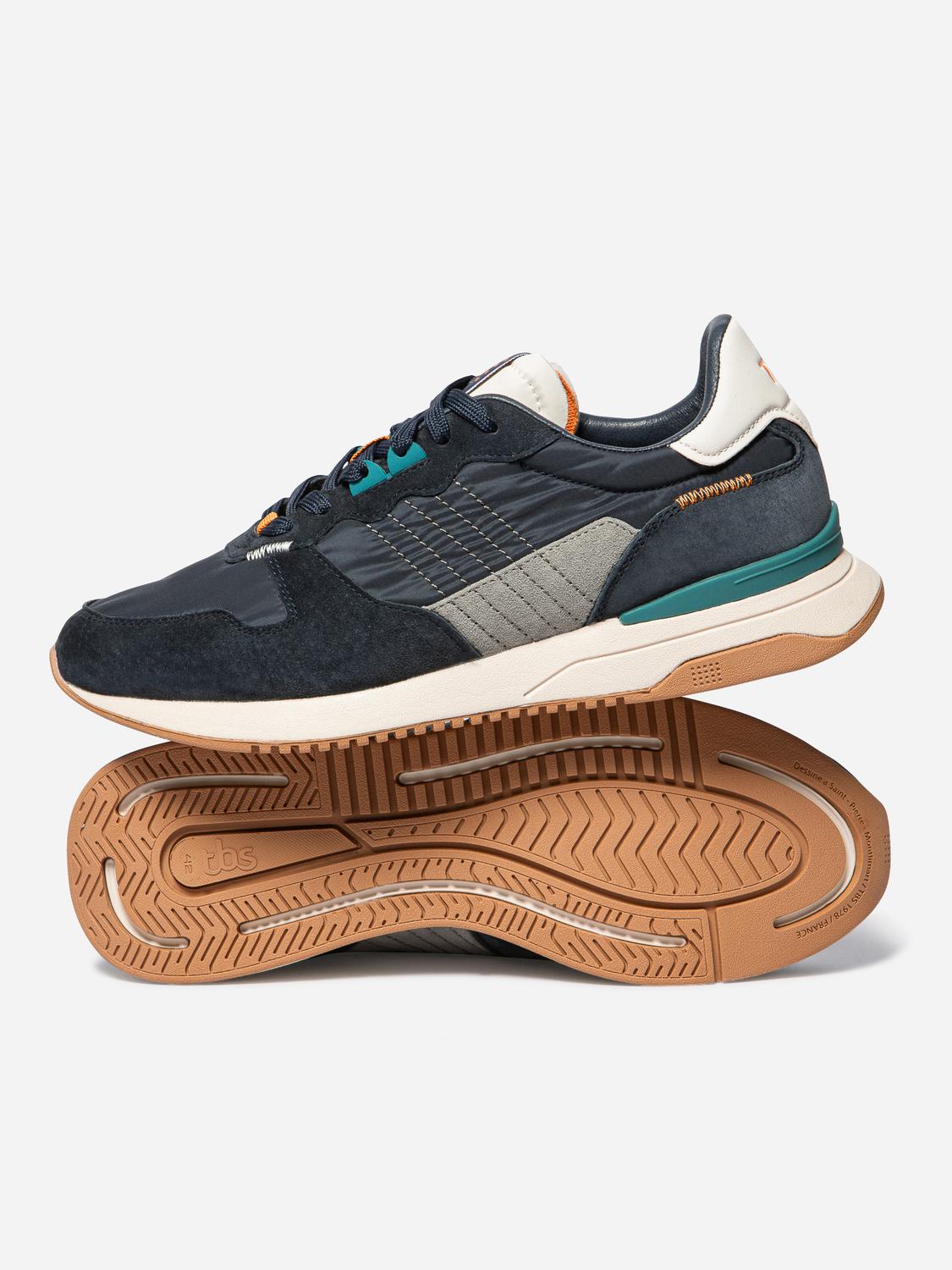 Men's running shoes Navy and Grey DYTTIKO