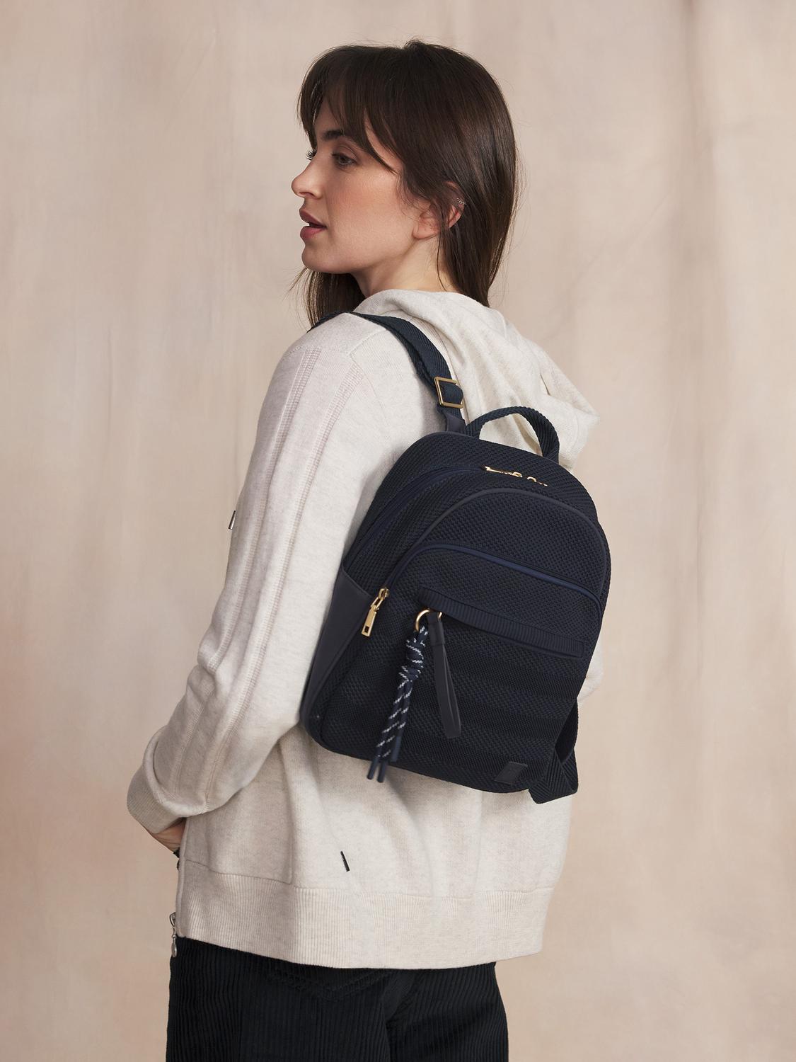 Sac à dos Femme Knit Recyclé Marine