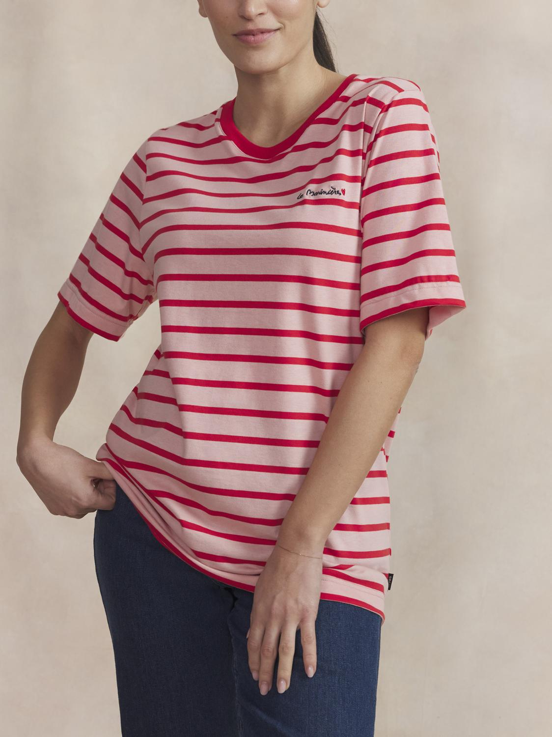 Women's knit T-shirt Orchid AMOUR