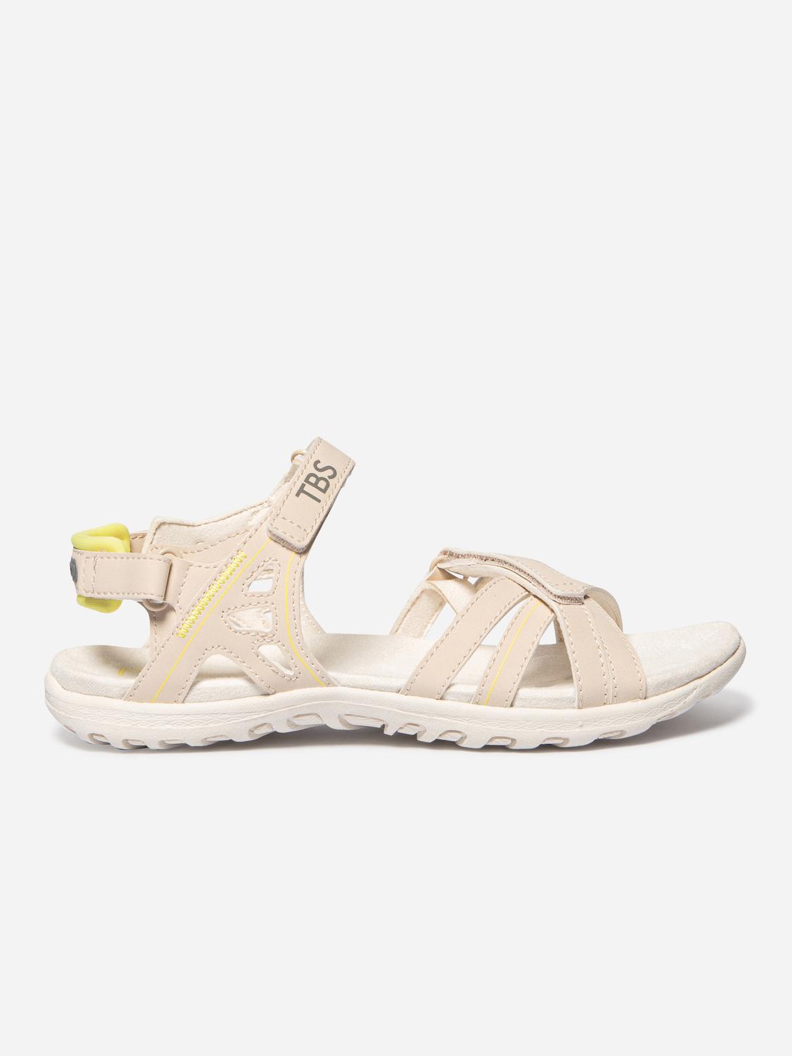 Women's flat sandals Nude TREKKER