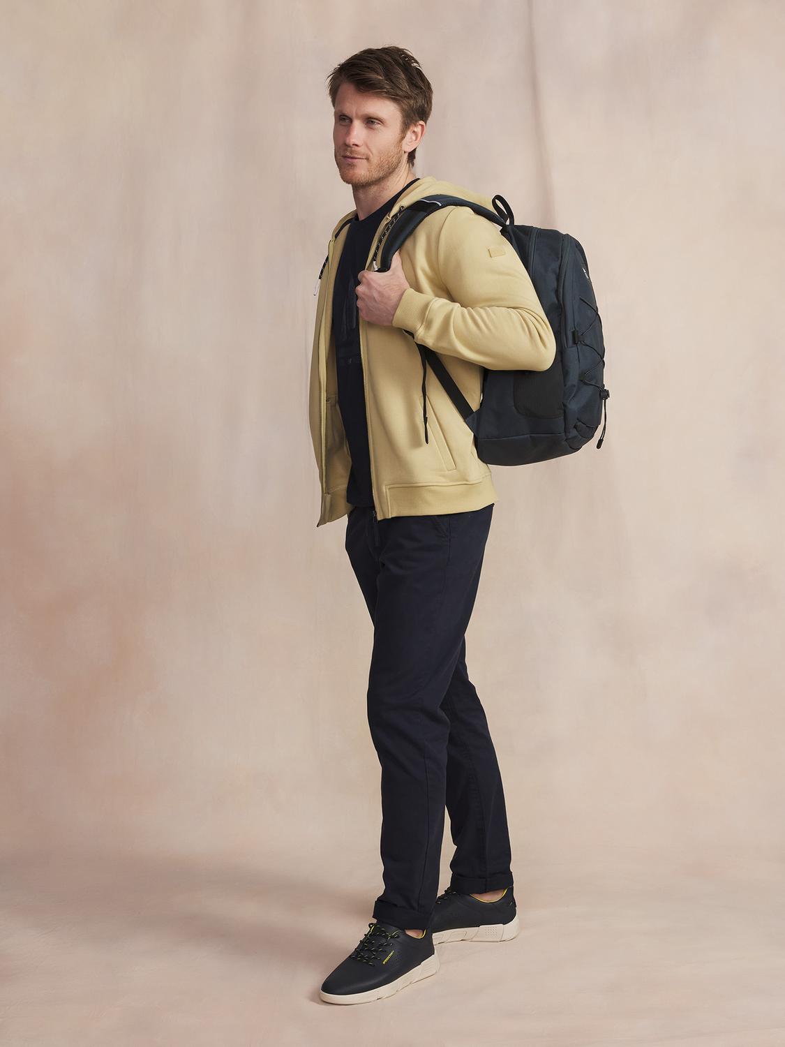 Sweat zippé Manches Longues Beige JULINZIP