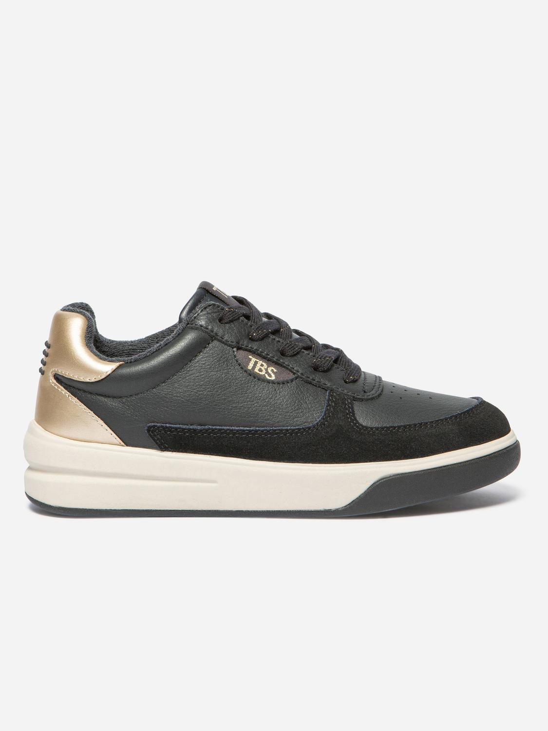 Tennis Femme Cuir Navy CORALIE Tennis Femme Cuir Navy CORALIE
