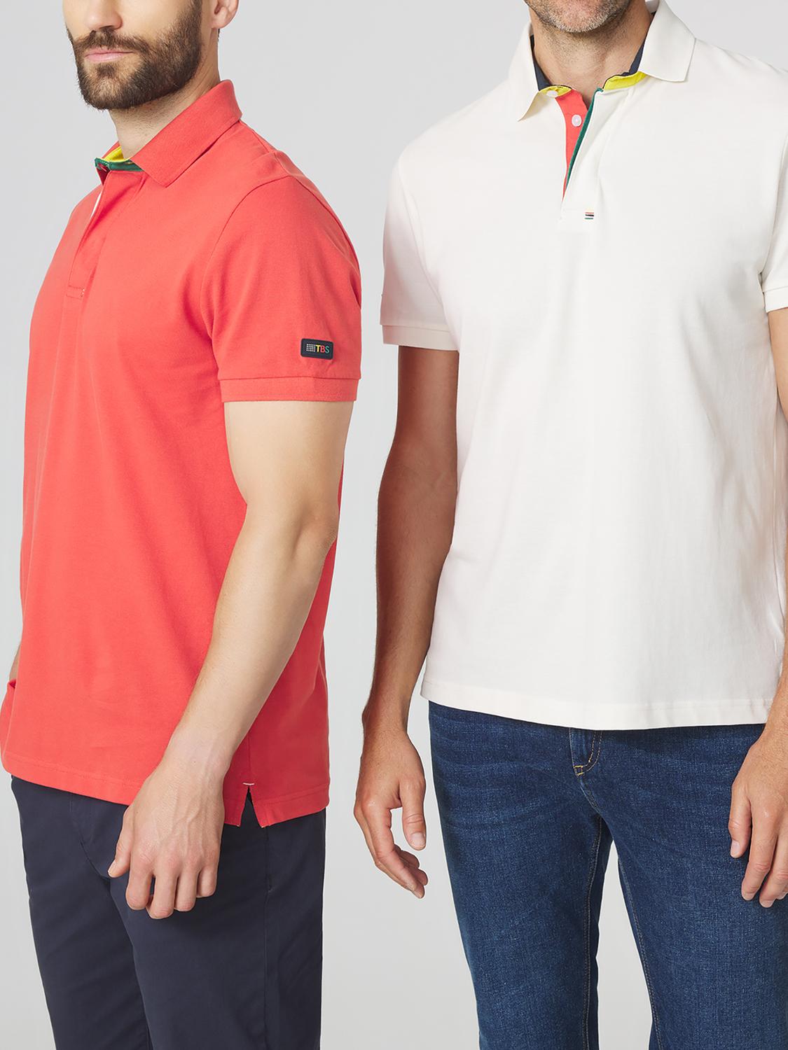 Polo Homme Piqué Blanc CLIDEPOL