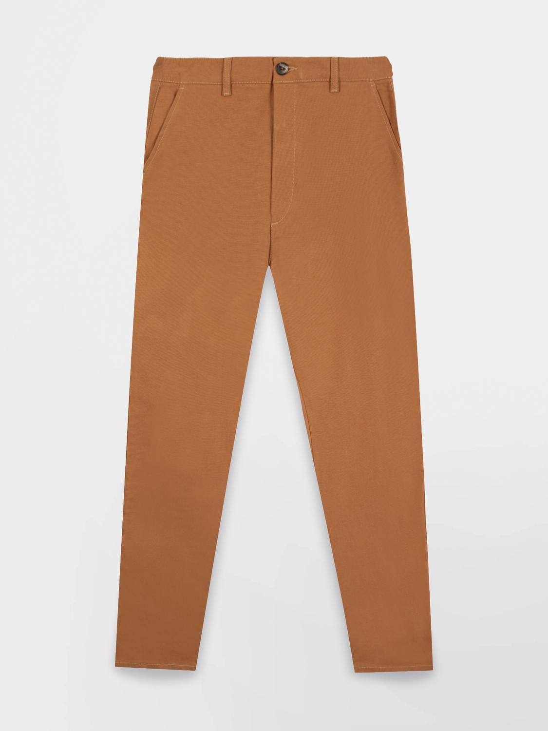 Chino homme marron teck PAVLOPAN