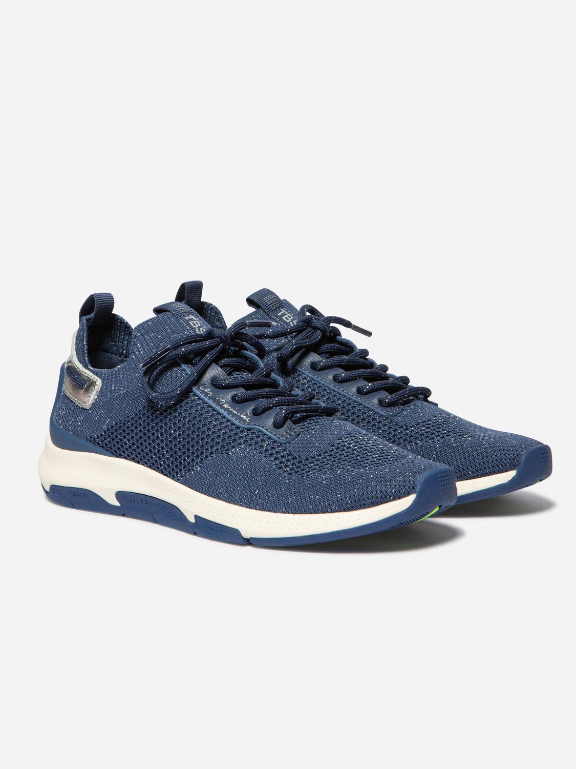 Women's running shoes Heathered Regatta and Silver JELLINA