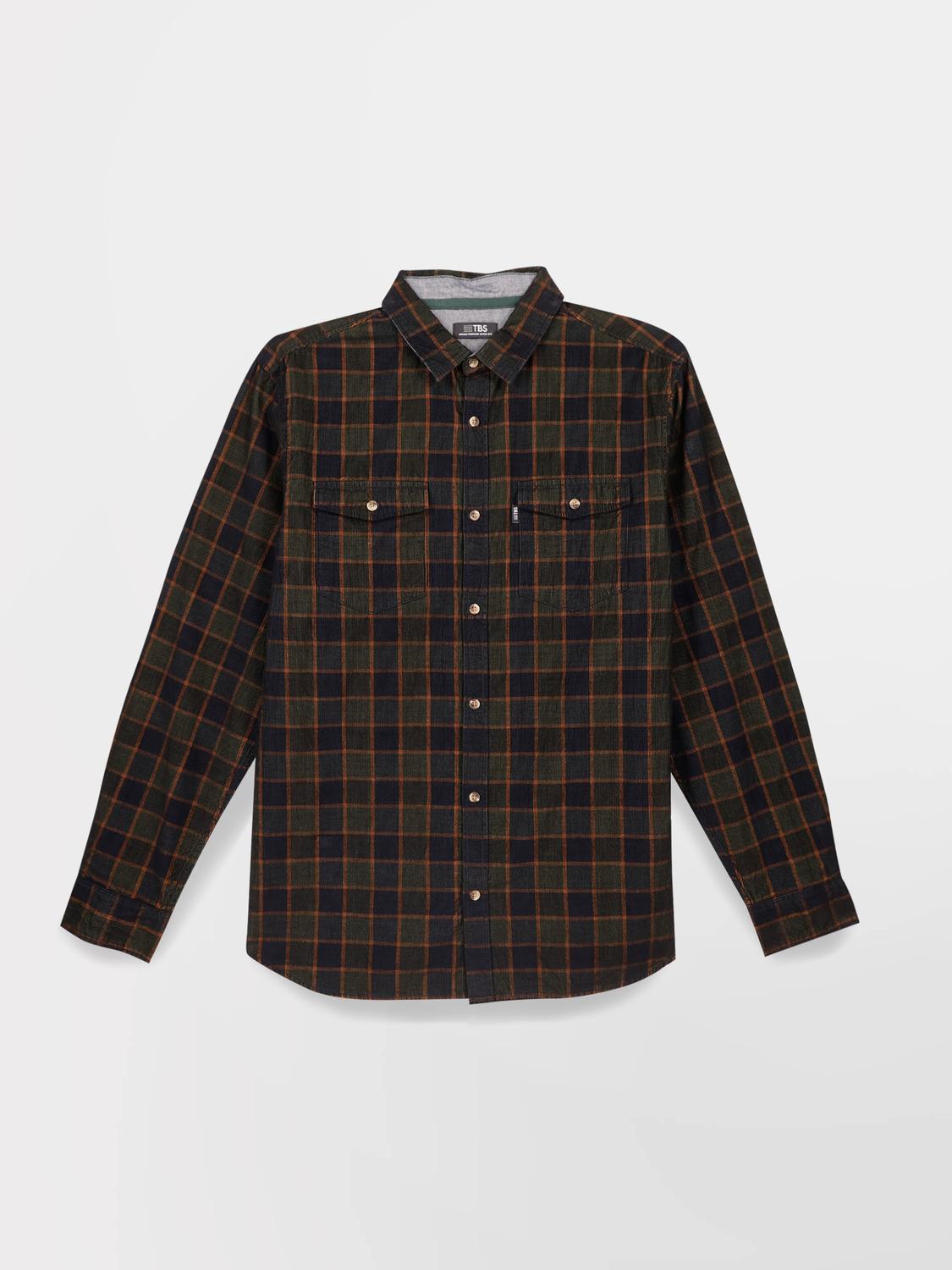 Chemise Trefle Manches Longues Vert FLAYDCHE