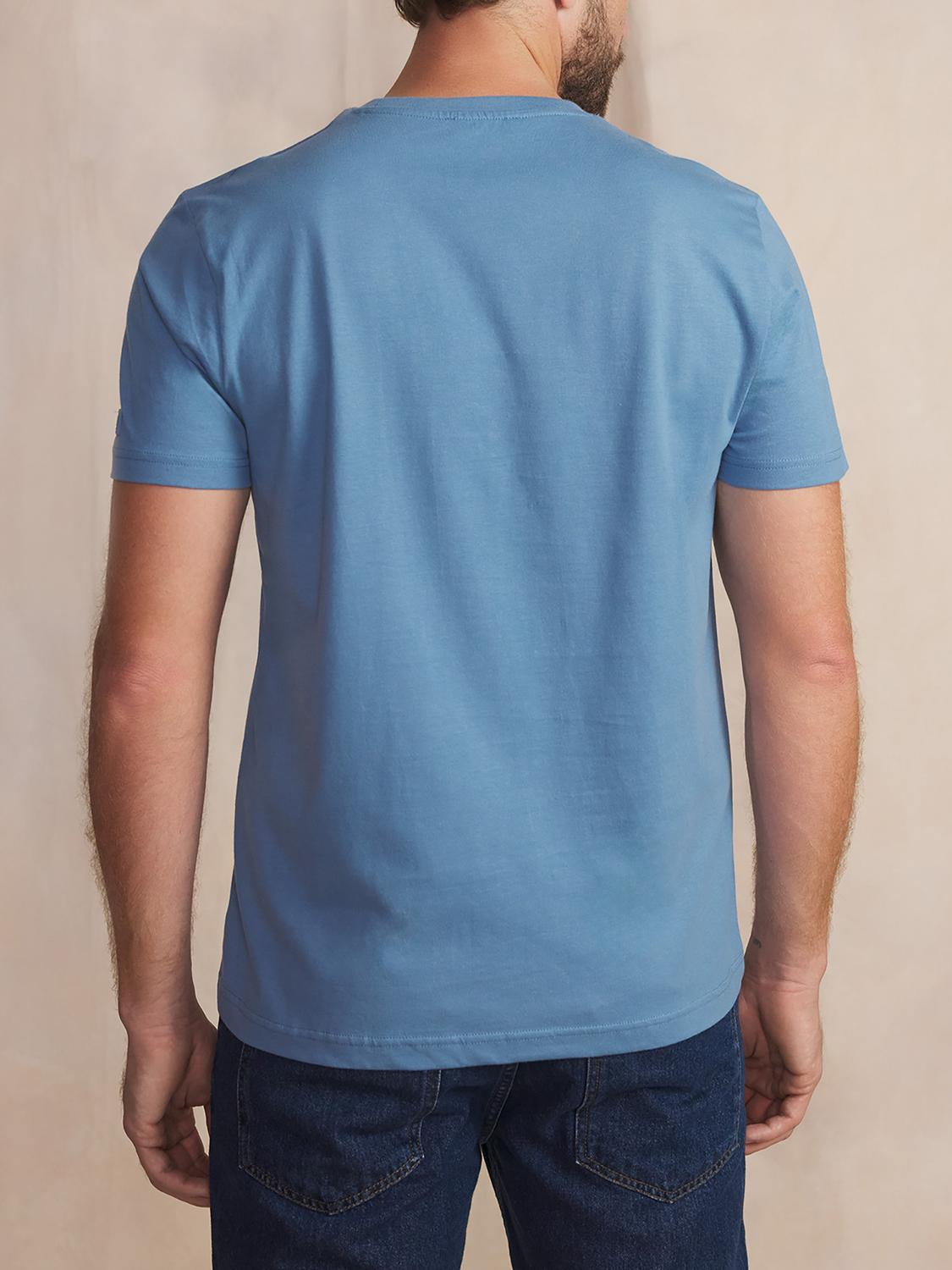 T-Shirt Celeste Manches Courtes Bleu OMARITEE