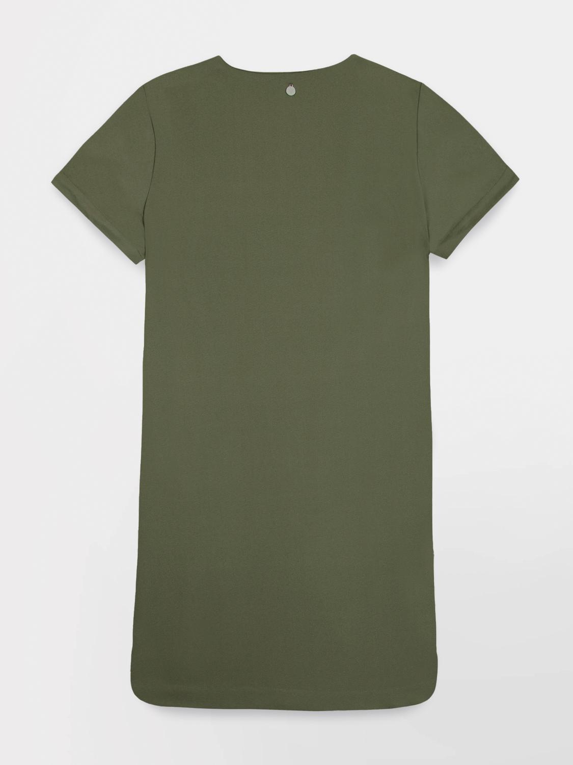 Robe courte femme kaki LANNAROB